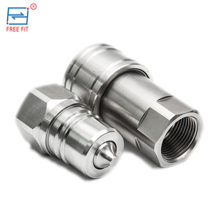 Raccords hydrauliques à dégagement rapide, acier inoxydable Offre Spéciale, iso7241, série KZF <span class=keywords><strong>ISOA</strong></span> 316, 304 - Product Image 2