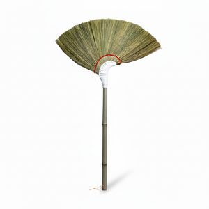 Balai ménager de style crevette naturel avec manche en bambou, outil de nettoyage écologique - Product Image 5