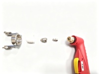 Torche de découpe plasma P80, câble de 8 m, 120 A, connecteur femelle 5-2 broches, filetage M16/1.5, allumage pilote, pistolet de découpe plasma Vector