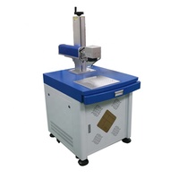 Machine de marquage laser à fibre CNC de table 20W haute précision refroidie par air avec tête de balayage DG/Galvo, prise en charge DXF/PLT, logiciel EZCAD