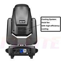 FEIYUEYUE Projecteur de scène RVBW DMX LED 300W à tête mobile BSW Beam Spot Wash pour concerts et événements