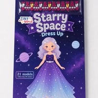 Libro de Pegatinas Personalizado para Niños, Libro de Pegatinas para Vestir Muñecas, Juegos Educativos para Niños