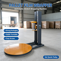 Machine d'emballage automatique de film étirable électrique en plastique, distributeur de rouleaux, machine d'emballage de palettes, facile à utiliser, 220V pour les marchandises