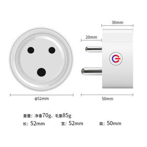 Fabrication de prise de courant indienne pour maison intelligente <span class=keywords><strong>Homekit</strong></span> WiFi Mesh Energy Monitor Custom Firmware Flash basé sur la réinitialisation ESP32/8266 - Product Image 4