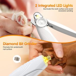 Accessori per Animali Domestici All'Ingrosso: Tagliaunghie 2 in 1 per Cani con Luce, Protezione di Sicurezza e Design Anti-Schizzo per Cani e Gatti di Piccola e Media Taglia - Product Image 5
