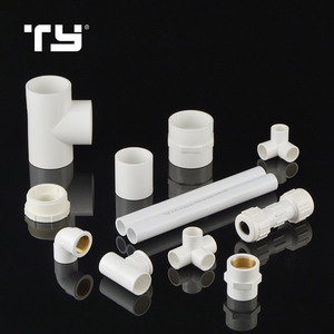 Pvc Pipe And Fittings ASTM D2466 SCH40 Plastic PVC UPVC Round Pipe Fittings
