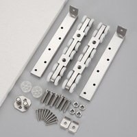 Porte d'armoire suspendue en acier inoxydable porte coulissante en bois douche porte en verre roue rouleau porte coulissante roues