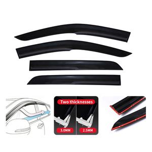 TXR Accessoires de décoration de voiture Pièces de pare-pluie latéral Déflecteurs de fenêtre pour VOLKSWAGEN CANDY <span class=keywords><strong>CADDY</strong></span> - Product Image 6