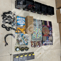 Kit de Placa para Máquina de Pinball Fruit King / Metro Mario Pikachu - Metal, Inglés, 110/220V, 1 Año de Garantía, Resistente a la Intemperie