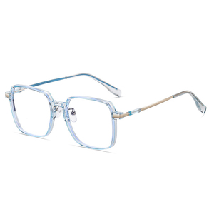 Retro Large Frame <strong>Korean</strong> Anti-Blue Light Optical <strong>Glasses</strong> Men and Women Metal <strong>Glasses</strong> Frame Wholesale - Product Image 4