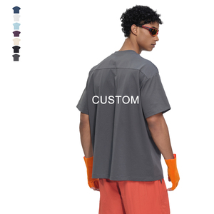 Plain Men's T Shirt <b>Polyester</b> Quick Dry Fit <b>Tshirts</b> Custom Sublimation Printing DTF Logo Unisex Gym Sports T-shirts for Men - Product Image 1