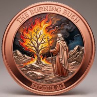 Pièce de monnaie en cuivre pur 999 de 5 oz, Série Énergie Jésus, Croix en relief colorée, Édition de collection UV 3D