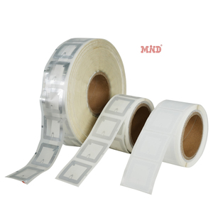 Rfid thư viện tag 50x50mm 13.56MHz ISO/IEC 15693 Sticker tag dính nhãn icode slix 2 lên đến 1.5m Khoảng cách đọc - Product Image 1