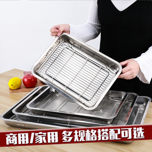 Grille de refroidissement en acier inoxydable 60x40 cm, carrée, résistante au four et au lave-vaisselle, durable, pour gâteaux, pains et grillades - Product Image 5