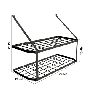 Kitchen Wall Mount Adjustable Hanging <b>Pan</b> Rack Hot Sell Pot Lid Organizer Rack Holder - Product Image 4