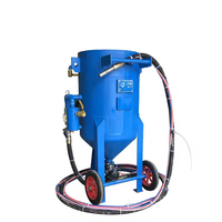 Équipement de sablage sans poussière, modèle de machine de sablage à sec et humide de petite taille