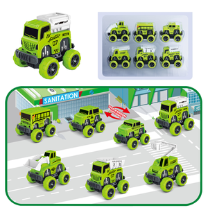 Miniature de véhicule de simulation à friction pour l'exploration : engins de génie civil, militaires, de lutte contre l'incendie, excavateurs et véhicules tout-terrain - Product Image 2