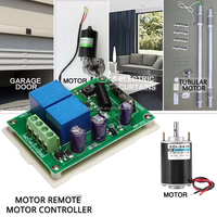 Interrupteur à distance sans fil universel 433Mhz, DC 12V, 2 canaux, 2 groupes, récepteur de relais RF et émetteur de clé pour garage