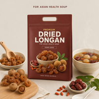 Sacs de longanes séchées personnalisés, imprimés, de qualité alimentaire, refermables, pour l'emballage des longanes, pour la soupe santé asiatique, vente en gros