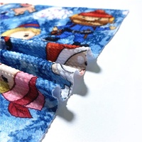 Tissu en maille imprimé 95% polyester 5% élasthanne, extensible et écologique, pour vêtements, jouets, robes et costumes pour bébés et enfants