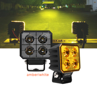 BRTLED - Juego de 4 Luces de Trabajo LED de 10 W, Mini Luz de Roca para Camioneta de 3 Pulgadas, 12 V, 24 V, Haz de Luz Amplio y Concentrado, IP68/69K, Resistente al Agua, Lente TIR, Sistemas de Iluminación para Camionetas