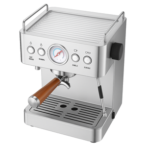Mesin Espresso Semi Otomatis Pompa Ganda Boiler Ganda Desain Baru Grosir untuk Pengalaman Kopi Profesional - Product Image 4
