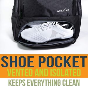 Free sample Soccer Backpack <b>Large</b> Sports <b>Bag</b> for Men Women Custom with <b>Laptop</b> Compartment Best for Football Soccer Bagent - Product Image 6