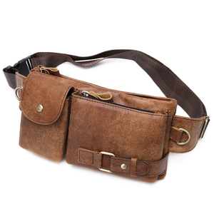 Sacs bandoulière en cuir pour hommes, portefeuilles et sacs banane tendance - Product Image 1
