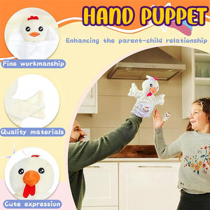 Juguetes Educativos Personalizados, Títere <span class=keywords><strong>de</strong></span> <span class=keywords><strong>Dedo</strong></span> <span class=keywords><strong>de</strong></span> <span class=keywords><strong>Pollito</strong></span> <span class=keywords><strong>de</strong></span> Peluche para Niños Pequeños, Juegos Interactivos para Padres e Hijos, Fiesta Temática <span class=keywords><strong>de</strong></span> Animales - Product Image 3
