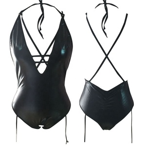 Lingerie sexy grande taille, <span class=keywords><strong>combinaison</strong></span> en cuir sans entrejambe, costumes en <span class=keywords><strong>latex</strong></span>, robe babydoll en dentelle, vêtements de nuit en maille pour femmes, chemise de nuit pour femmes - Product Image 6