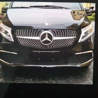 Nouvelle calandre avant chromée noire de haute qualité 2025 pour Mercedes-Benz Classe V Vito V250 V260 V220 W447 – Installation facile