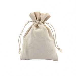 Printable Logo Silk Screen Cotton Linen Drawstring <b>Jewelry</b> Small Gift Storage <b>Packaging</b> Bag Shenzhen - Product Image 4