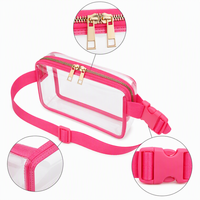 Sac banane personnalisé avec logo, sac de ceinture en PVC, sac banane étanche pour voyage, vente en gros, fabricant OEM