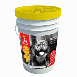 10KGS pet plastic bucket for food storage with gamma lid easy to open and sealing from China SDPAC