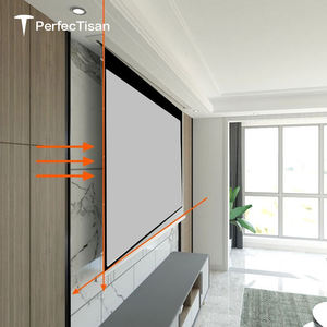 Pantalla de Proyección Eléctrica PerfecTisan 4K, Montaje en Techo, Automática, Desplegable, Motorizada, Tensión, Pantalla de Proyección ALR - Product Image 2