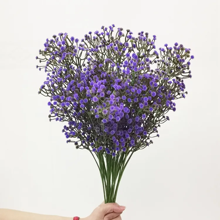 ดอกยิปโซประดิษฐ์สำหรับเจ้าสาว,ช่อประดิษฐ์ประดิษฐ์ดอกไม้ประดิษฐ์สำหรับตกแต่งพวงมาลัยบนโต๊ะแต่งงานปี BH210514-6