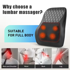 Upper Neck and Back <b>Massage</b> Machine with Heat Shiatsu <b>Massage</b> <b>Products</b> Back Massager for Back Pain - Product Image 2