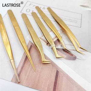 Pinzas de Punta de Fibra de Alta Calidad para Extensión de Pestañas, Pinzas para Extensión de Pestañas de Volumen - Product Image 1
