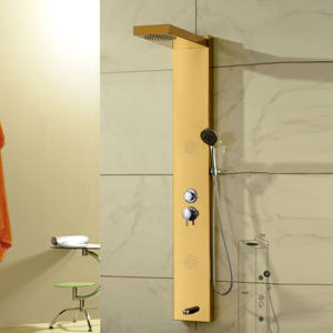 BALISI Mezclador de ducha de baño de buena calidad LED Lluvia <span class=keywords><strong>Panel</strong></span> de ducha LED frío y caliente - Product Image 4