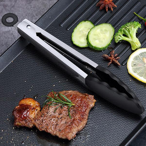 Küchen zange Edelstahl 9 "und <span class=keywords><strong>12</strong></span>" Silikon zange zum Kochen Hitze beständiger Grill Grill verriegelung zange - Product Image 4