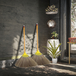 Escoba Moderna de Planta Natural con Cerdas Suaves de Hierba, Duradera y Ligera, Tamaño Personalizado para Pisos de Madera y Uso en Exteriores - Product Image 2