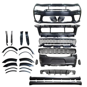 Kit carrosserie Dodge Charger Widebody 2015-2023, ensemble complet en plastique PP, pare-chocs avant, jupes latérales, diffuseur arrière - Product Image 1