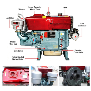 Moteur Diesel Vertical Monocylindre 4 Temps Refroidi par Air à Lanceur, Puissant et Durable, Nouvelle Génération de Machines de Transport – Offre Spéciale - Product Image 2