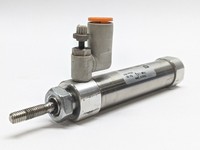 Ncdj2b16-150r-b Silinder Pneumatik Badan Bulat Lubang 16mm Langkah 150mm