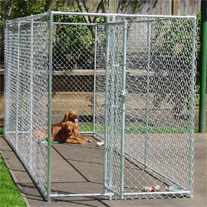 Customized Size <strong>Dog</strong> <strong>Kennel</strong> Metal Chain Link Enclosures Galvanized Large Pet Enclosures - Product Image 3