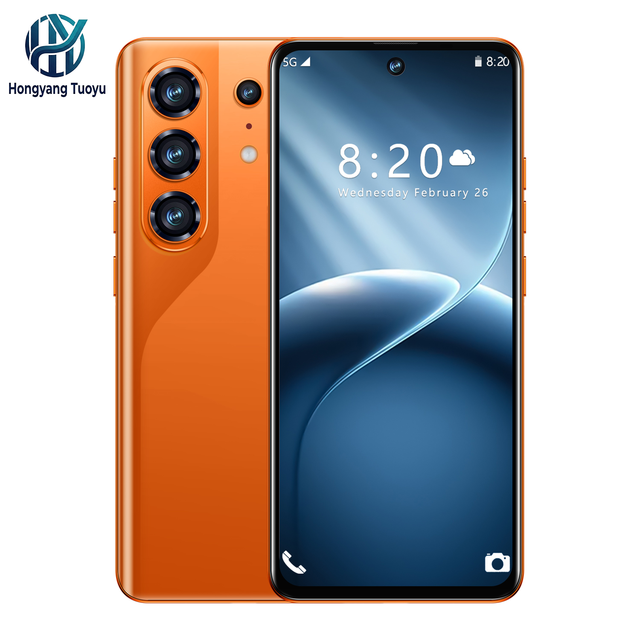 2026 Latest C50 22G+1TB 7.3 Inch Android16 the Best Price 5g Android Smartphone 8000mAh Battery CE Certified Global 5G LTE Bands