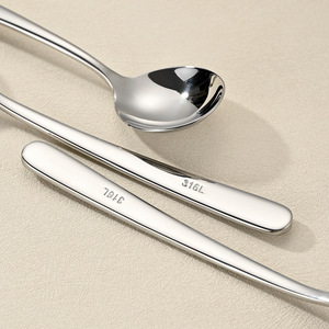 Kinh doanh Nhà Bếp Bộ đồ ăn thép không gỉ Cà Phê Trà thìa dài xử lý Flatware cho đồ uống nóng Quà Tặng Hàn dịch vụ chế biến - Product Image 2