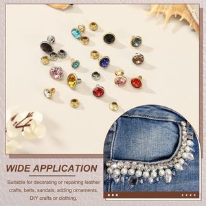 หมุดตกแต่งหนัง PATIKIL Mm Pearl Rivet Studs แบบมุก สำหรับงานหนัง ตกแต่ง ซ่อมแซม DIY เสื้อผ้า - Product Image 6