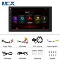 Écran MCX Adroid pour écran de voiture, lecteur DVD Android, radio, GPS, navigation universelle tactile pour voiture, stéréo Android 7 pouces pour voiture