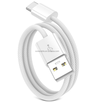 Kabel Pengisian Cepat USB TYPE C Berbahan Nilon Terbaru 1M 2M 3M Kabel Data Pengisian Daya Ponsel Android untuk iPhone 15 16
